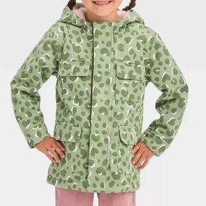 Toddler Girl Cheetah Utility Jacket